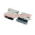 优供 USB TYPE C 24PIN 90度 母座SMT+DIP,沉板H1.91 支持定制加工 1000件起订