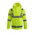 昊鹰 安全反光分体式透气雨衣雨裤套装 户外骑行成人反光雨衣套装 荧光绿M165