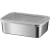 妙普乐高档品质食品级带盖密封316加厚不锈钢多功能保鲜盒方盘冰箱收纳 6英寸 【六套】特大号保鲜盒 1个