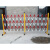 电力施工安全护栏玻璃钢绝缘移动伸缩围栏道路警示隔离栏栅栏围挡 红白色1.2米高8米长