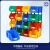 仓库零件盒塑料分格箱长方形收纳盒货架组合式塑料斜口 A6#斜口盒蓝色510x347x185