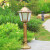 太阳能户外防水花园别墅草坪灯小区路灯室外家用超亮新农村 2.2米古铜色接电款加厚杆 送LED