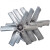 适用负压风机风叶工业排风扇配件皮带/扇叶/叶轮/叶托排气扇 小铝轮