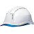 SMVP定制适用安全帽工地高强劳保安全帽防灾头盔透气舒适型 现货：白帽+帽檐烟灰（日本