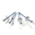 玛仕福 抽芯铆钉 A型开口型扁圆头蓝白锌铝拉铆钉  2.4*12(1000个)