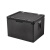 级保冷箱保温箱商用摆摊户外卖箱送餐箱泡沫箱冷藏箱 黑色105L保温箱