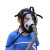 五星盾自吸式电动送风防毒面具化工煤矿消防救援防粉尘打磨备用长管面具