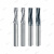 进口钨钢螺纹铣刀 不锈钢用牙长牙合金铣牙刀 涂层铝用粗牙细牙 铝用M2.5*0.45*4柄