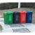 公共垃圾桶大号 户外垃圾桶带盖大号垃圾分类四色公共场合环卫商用厨房大号JYH 100L蓝色-可回收物