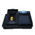 加厚方盘黑色分格ESD电子元件盒塑料胶箱储物箱手机物料盒PCB周转 H17号茶盘285*225*30mm