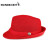 BANDICOOT帽子2024夏季男女士同款户外防晒遮阳帽网纱透气防晒绅士小礼帽 红色 58cm
