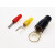 定制适用黄绿红蓝黑白色接线端子保护套 相色套橡胶软色套 铜接线端子绝缘套管 185平方