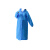 工孚 长款雨衣男女通用均码便携加厚非一次性雨衣100g 一件价 蓝色 