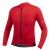 CATEYE冬季长袖骑行服春秋公路自行车男裤子户外单车运动装备 骑行上衣(红色) M