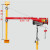 微型电动葫芦吊机手动电动跑车180度旋转支架立柱无线遥控器 六轮跑车05t