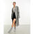 Calvin Klein 618女士FUTURE直筒型便袍灰色 CHARCOAL 灰 S/M