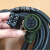 伺服电机动力线18-10S 电源插头D-5 FANUC4芯电缆线 黑色 5米 x 其他