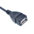 USB母2.0免焊接插头电脑电视数据传输充电延长5P端子免焊接转接线