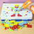 ODEK幼儿园桌面玩具螺丝配对积木塑料积木拼插玩具螺丝对对碰积木 72个螺丝36对盒装+图纸