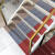 安达通 拉绒楼梯垫 实木台阶保护垫家用阶梯式台阶楼梯防滑隔音垫子 竖条纹深灰色30x85cm