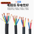珠江电线纯铜芯RVV护套线三相电线软电缆3芯6平方十户外5四2芯线 国标4芯1.5平方 1米(3+1)