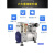 无油真空泵工业用小型抽气泵抽真空机负压泵大流量抽真空机头 一级750D+插头开关 +过滤器