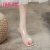 大东（dusto）2024年新款透明凉鞋女夏季外穿拖鞋高跟鞋水晶跟女士凉拖 白色【4厘米跟高】 38