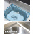 橙央厨房不锈钢水槽带支架简易洗碗洗手台盆台面一体柜洗菜盆水池家用 805080加厚三层单槽左槽（无龙头）