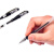 50支眀闻签字中性黑笔0.5mm学生用简约商务办公考试专用笔大容量 黑色50支装 0.5mm