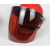 电焊面罩安帽式防护面罩面屏打磨防飞溅焊工隔热焊帽头戴式面具 面屏片(颜色备注)