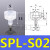 定制天行小头机械手真空吸盘硅胶吸盘工业气动配件强力吸嘴可非标定制 SPL-S02 进口硅胶
