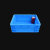周转箱长方形塑料零件盒螺丝盒工具收纳盒子加厚物料箱胶框可带盖 350箱/蓝370*270*83