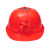玦袂工地带风扇的安全帽遮阳透气防晒加厚头盔户外建筑干活男女款充电 普通-风扇帽-红色