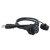 usb插座面板安装工业防水线USB座母座防水usb数据线0.1/0.5米 LU20-CA-U3-011（1米） 塑胶螺母