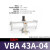 气缸增压阀VBA10A-02GN VBA11A-02GN VBA20A-03GN VBA40A VBA43A-04无配件