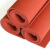 汇鑫茂 硅胶发泡板垫 耐高温 海绵板 发泡硅胶板垫 密封板 红色烫金板 0.5米*1米*4mm 