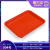塑料茶盘方盘塑料托盘浅盘方盘托盘配件盘零件盒水果盘 4#茶盘红色