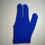 台球手套三指手套桌球球房台球厅左右手定制Logo工业品 普通款蓝色