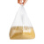 峰海 白色手提袋塑料袋 背心袋超市购物袋 1只 双层5.5丝 30*50