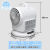 吹地机地面吹干机地毯厕所除湿暖风机商用家用冷暖两用电暖风扇 【白色顶配款】遥控款（3D混合摇头上下左右自动） 270x240x320mm