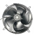 微光外转子轴流风机YWF4E/4D-300/350/400/450冷库冷干机风扇380V YWF4E-300S(220V) 吸风款