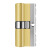 俱威 防盗门锁芯叶片多轨道铜C级锁芯入户门锁 8把钥匙 32.5+37.5=75mm