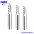 SKAK钨钢铣刀 3刃标准长或加长高光铝用平底铣刀 CNC数控锣刀 12.0*12D*100L