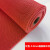防滑地垫厨房厕所防滑垫浴室户外商用塑料pvc镂空防水垫地毯门垫 红色5.0mm熟胶加密 0.9m宽x15m长整卷