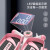 葵影踏步机女家用原地登山脚踏机运动健身器材小型踏步机 粉色-【低音款】全身运动+液压缸