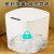 智能垃圾桶感应式客厅卫生间厕所带盖子自动打包电动2023 20L白色光能充电款[感应+脚踢+