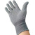 铸固 劳保手套 十双/包 作业劳动干活工作加厚耐磨防滑点胶手套 黑色 
