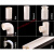 暗装电工穿线管20 线管pvc暗装 明装明线20 25 32电工管走线管套管pvc管接头 MYFS 白色钉卡20mm