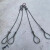 压制钢丝绳 成套吊索具吊钩起重钢丝绳吊钩单肢双肢三腿四腿吊具 4.7吨3米2根大开口钩