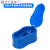 装修临时用简易马桶一次蹲便器施工地塑料坐便器成人便池厕所 升级大号加厚全包-蓝盖